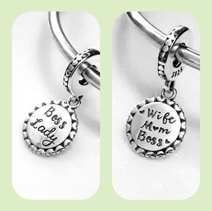 BOSS LADY charms S925 sterling silver Pandora compatible